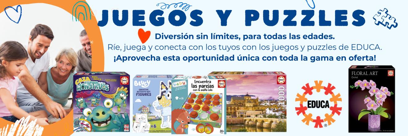 JUEGOS Y PUZZLES EDUCA 