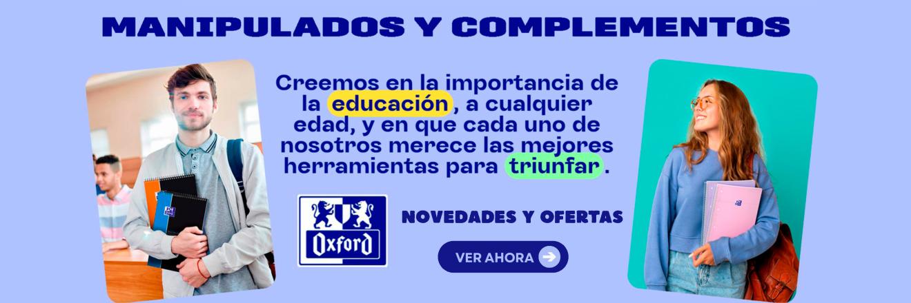 MANIPULADOS Y COMPLEMENTO OXFORD NOVEDADES Y OFERTAS