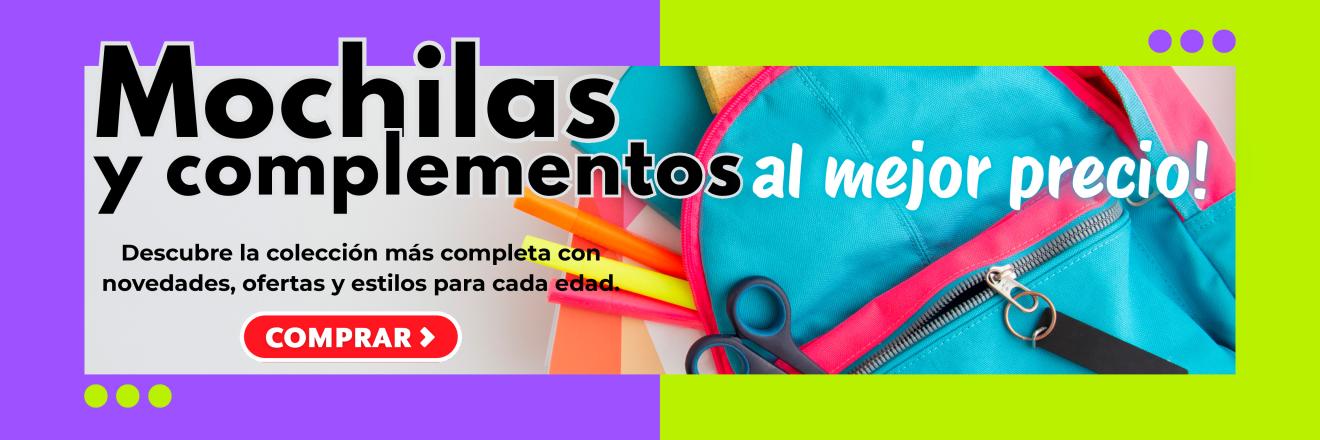 OFERTAS Y NOVEDADES EN MOCHILAS  Y COMPLEMENTOS
