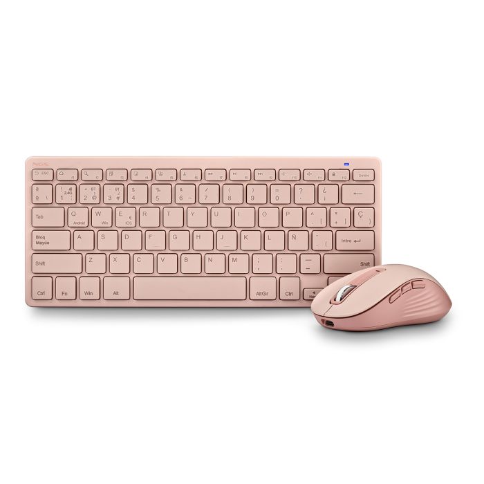 TECLADO RATON INALAMBRICO NGS FANTASY ROSA Novedades Marlu