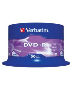 DVD+R (#) VERBATIM 16X 4.7GB TARRINA 50UD