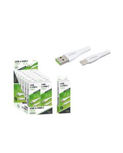 CABLE DATOS UMAY USB A USB-C PARA ANDROID 1M BLANCO