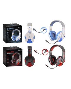 AURICULAR DIADEMA UMAY BLUETOOTH GAMER CON LUZ Y MICROFONO