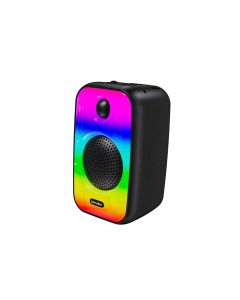 ALTAVOZ BLUETOOTH ONE+ NF4096 8W LUCES LED-FM-MCRO SD-USB NEGRO