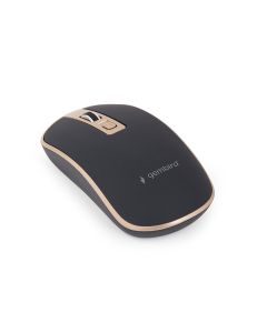 RATON INALAMBRICO GEMBIRD MUS-W4B-06-BG SLIM NANO RECEPTOR NEGRO/ORO