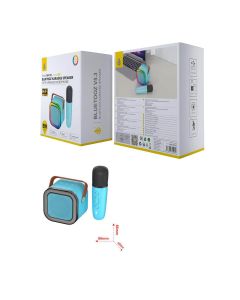 ALTAVOZ BLUETOOTH ONE+ + MICROFONO NF4105 5W MICRO SD AZUL