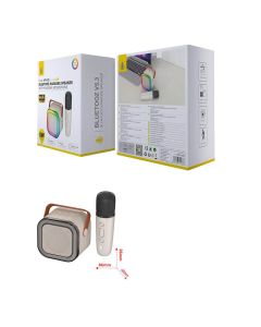 ALTAVOZ BLUETOOTH ONE+ + MICROFONO NF4105 5W MICRO SD BLANCO