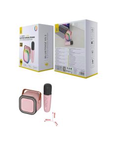 ALTAVOZ BLUETOOTH ONE+ + MICROFONO NF4105 5W MICRO SD ROSA