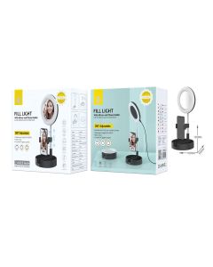 ANILLO DE LUZ ONE+ LED ESPEJO NR9201 NEGRO