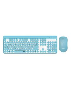 TECLADO + RATON INALAMBRICO MTK GT646 AZUL