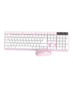 TECLADO + RATON INALAMBRICO ONE+ NG6029 ROSA