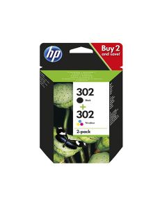 INKJET HP N.302 X4D37AE MULTIPACK NEGRO-TRICOLOR