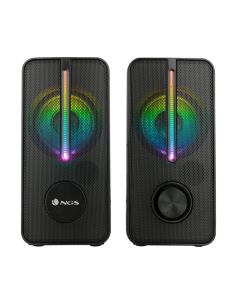 ALTAVOCES MULTIMEDIA NGS USB 2.0 GSX-150 12W LED RGB NEGRO