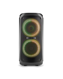 ALTAVOZ BLUETOOTH NGS WILD TEMPER 200W LED RGB 7,4V/4,4A BAT/USB-AUX IN./TWS NEGRO