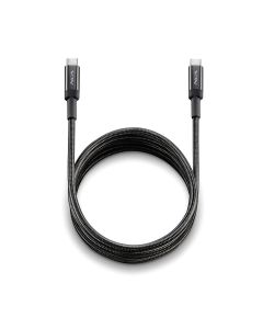 CABLE CARGA RAPIDA NGS USB-C 100W 2M NEGRO