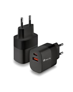 CARGADOR PARED NGS 65W 2 PUERTOS USB-C + USB-A LAPTOPS/TABLETS/PHONES