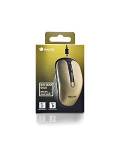 RATON INALAMBRICO NGS EVO RUST ORO