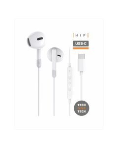 AURICULAR TECHONETECH EARTECH HIP USB-C BLANCO