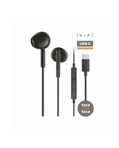 AURICULAR TECHONETECH EARTECH HIP USB-C NEGRO