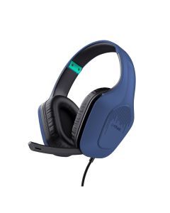 AURICULAR DIADEMA TRUST GAMING ZIROX GXT 415B CON MICROFONO AZUL
