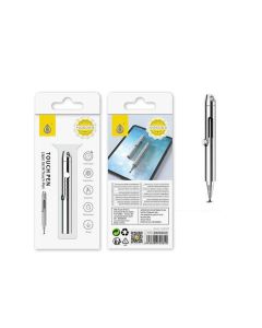 LAPIZ TACTIL ONE+ PARA TABLET - SMARTPHONES NG6063 PLATA