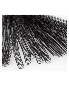 ESPIRAL METALICA PRAXTON 5:1 30MM NEGRA CAJA 50UD