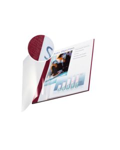 TAPA ENCUADERNAR LEITZ AA FLEXIBLE 3,5MM IMPRESSBIND A4 15-35H BURDEOS CAJA 10UD