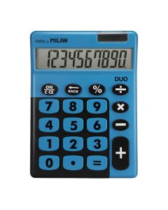 CALCULADORA MILAN 10 DIGITOS TOUCH DUO AZUL