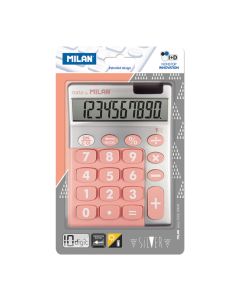 CALCULADORA MILAN 10 DIGITOS SILVER ROSA