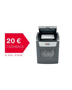 DESTRUCTORA OFICINA REXEL OPTIMUM AUTO+ 50X CORTE EN PARTICULAS 4X28MM 50H