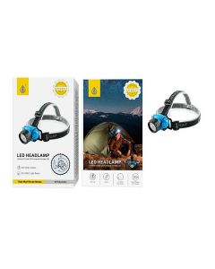 LINTERNA FRONTAL ONE+ LED 3W NR9347 AJUSTABLE 90º AZUL