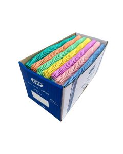 ESPIRAL PLASTICO DHP 5:1 12MM COLORES PASTEL PACK 100UD