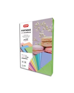 PORTADA POLIPROPILENO DHP OPACA PASTEL 0,45MM A4 MANZANA PAQUETE 100UD