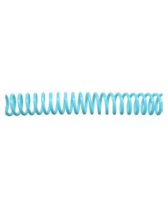 ESPIRAL PLASTICO DHP 5:1 10MM PASTEL AZUL CYAN MINIPACK 25UD