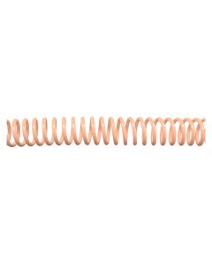 ESPIRAL PLASTICO DHP 5:1 10MM PASTEL NARANJA MINIPACK 25UD