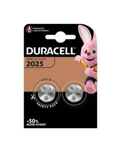 PILAS BOTON DURACELL LITIO CR2025 3V BLISTER 2UD
