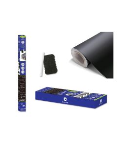 PIZARRA NEGRA BISMAR ADHESIVA + TIZA + BORRADOR ROLLO 50X200CM