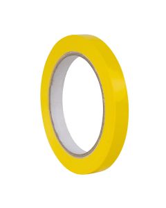 CINTA CIERRABOLSAS APLI PVC 12MMX66M AMARILLA PAQUETE 12UD