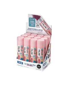PEGAMENTO BARRA MILAN VIOLETA 21G EXPOSITOR 12UD