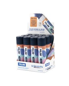 PEGAMENTO BARRA MILAN 21G AZUL THE FUN EXPOSITOR 12UD