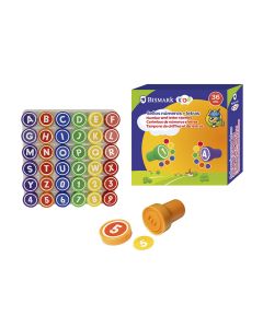 PACK SELLOS BISMARK 10 NUMEROS + 26 LETRAS