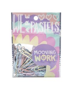 CLIPS MOOVING MAW PASTEL 33MM SURTIDOS BLISTER 60UD