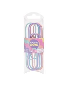 CLIPS MOOVING MAW PASTEL JUMBO BLISTER 6UD