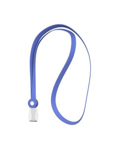 CORDON PORTADISTINTIVO ERICH KRAUSE SILICONA 40CM AZUL PAQUETE 5UD