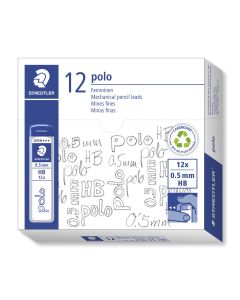 MINAS STAEDTLER POLO 0,5MM HB TUBO 12 MINAS CAJA 12 TUBOS
