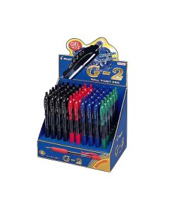 BOLIGRAFO PILOT G2 SURTIDO EXPOSITOR 60UD