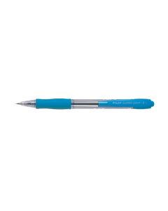BOLIGRAFO PILOT SUPER GRIP AZUL CLARO-AZUL CAJA 12UD