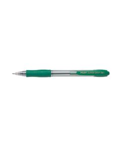 BOLIGRAFO PILOT SUPER GRIP VERDE CAJA 12UD