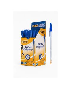 bolígrafo bic cristal azul