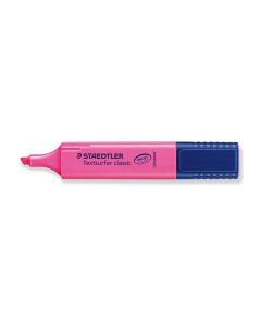 ROTULADOR FLUOR STAEDTLER 364 ROSA CAJA 10UD